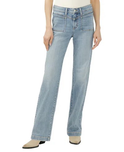 Silver Jeans Co. Women's Avery High-rise Trouser Jeans In Wanderlust