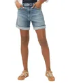 Silver Jeans Co. Women's Be Easy High-rise Shorts In Blue