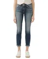 Silver Jeans Co. Women's Boyfriend Mid Rise Slim Leg Jeans In Indigo