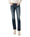 Silver Jeans Co. Women's Britt Low Rise Curvy Fit Slim Bootcut Jeans In Indigo
