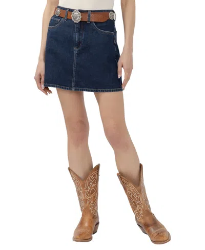 Silver Jeans Co. Women's Denim A-line Mini Skirt In Radiant