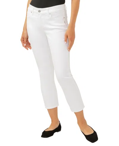 SILVER JEANS CO. WOMEN'S ELYSE MID RISE COMFORT FIT CAPRI JEANS
