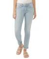 Silver Jeans Co. Women's Girlfriend Mid Rise Slim Leg Jeans In Indigo