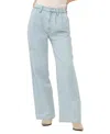 Silver Jeans Co. Women's High Rise Pleated Trouser Jeans