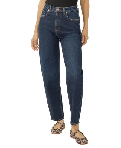 Silver Jeans Co. Women's High Rise Slim Barrel Leg Jeans In Blue