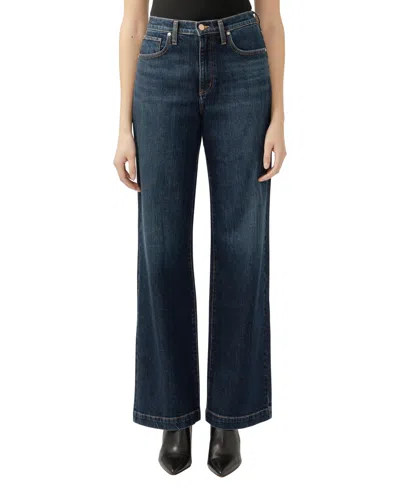 Silver Jeans Co. Women's Highly Desirable High Rise Trouser Leg Jeans In Indigo