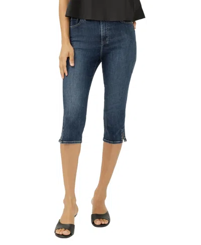 Silver Jeans Co. Women's Isbister High Rise Capri Jeans In Blue