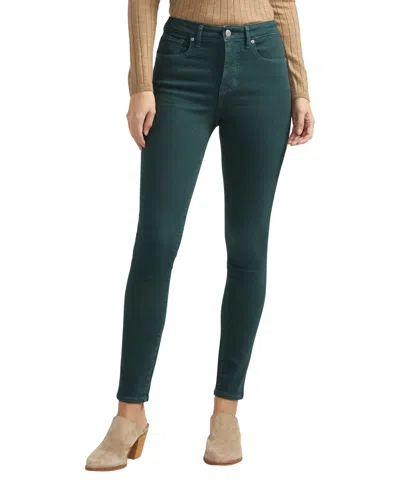 Silver Jeans Co. Women's Isbister High Rise Skinny Leg Jeans In Emerald Green