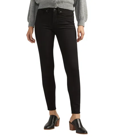 Silver Jeans Co. Women's Isbister High Rise Skinny Leg Luxe Stretch Jeans In Black