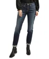 Silver Jeans Co. Boyfriend Cuff Slim Leg Jeans In Indigo