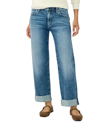 SILVER JEANS CO. WOMEN'S RELAXED STRAIGHT LEG JEANS