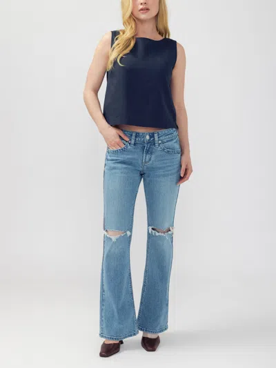 Silver Jeans Co. Women's Suki Bootcut Jeans Petite In Blue