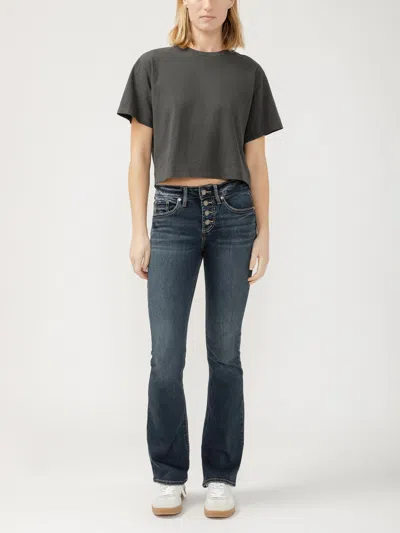 Silver Jeans Co. Women's Suki Mid Rise Bootcut Jeans In Blue