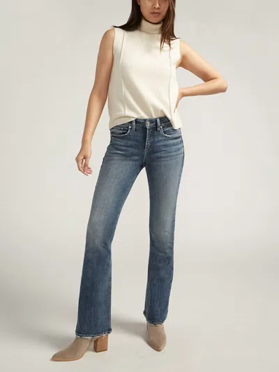 Silver Jeans Co. Women's Suki Mid Rise Bootcut Jeans In Blue