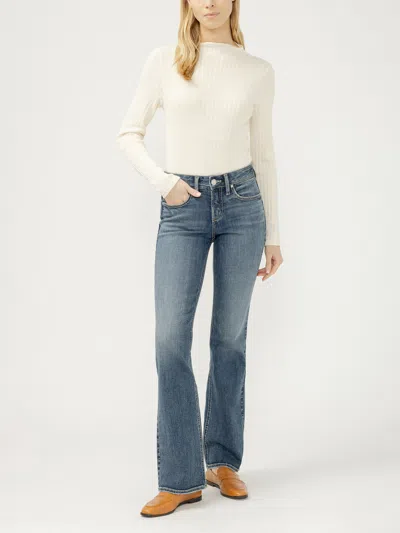 Silver Jeans Co. Women's Suki Mid Rise Bootcut Jeans In Blue