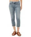 Silver Jeans Co. Suki Curvy Mid Rise Capri Jeans In Indigo