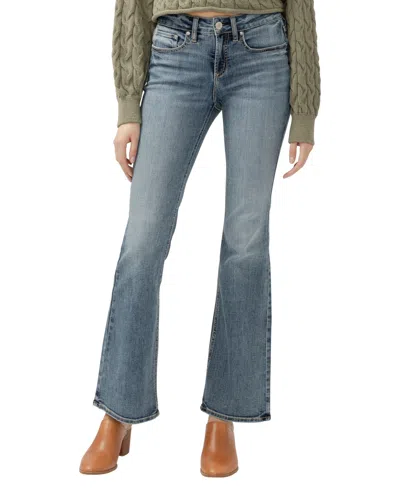 SILVER JEANS CO. WOMEN'S SUKI MID RISE CURVY FIT BOOTCUT JEANS
