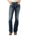 Silver Jeans Co. Women's Suki Mid Rise Curvy Fit Bootcut Jeans In Indigo
