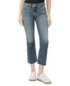 Silver Jeans Co. Women's Suki Mid Rise Curvy Fit Flare Jeans
