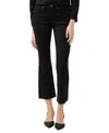 Silver Jeans Co. Women's Suki Mid Rise Curvy Fit Kick Flare Jeans In Black