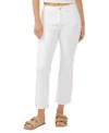 Silver Jeans Co. Plus Size Suki Mid Rise Curvy Fit Kick Flare Jeans In White