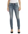Silver Jeans Co. Women's Suki Mid Rise Curvy Fit Skinny Leg Jeans In Indigo