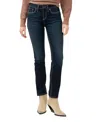 Silver Jeans Co. Women's Suki Mid Rise Curvy Fit Straight Jeans In Blue