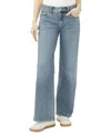 Silver Jeans Co. Suki Mid Rise Power Stretch Trouser Jeans In Light Wash In Blue