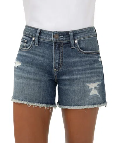 Silver Jeans Co. Women's Suki Mid-rise Denim Shorts In Indigo