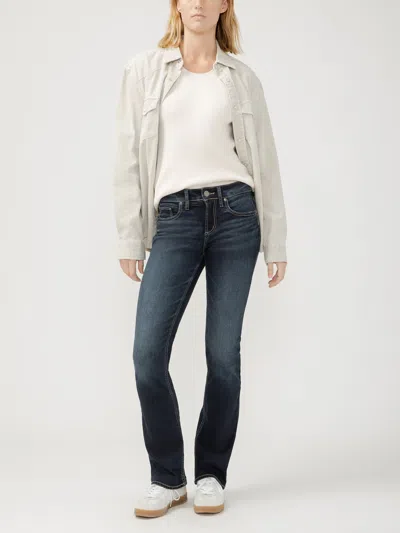 Silver Jeans Co. Women's Suki Mid Rise Slim Bootcut Jeans In Blue