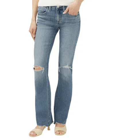Silver Jeans Co. Women's Suki Mid-rise Slim Bootcut Jeans In Kickin It