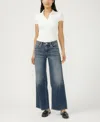 Silver Jeans Co. Women's Suki Wide Mid Rise Curvy Fit Jeans In Blue
