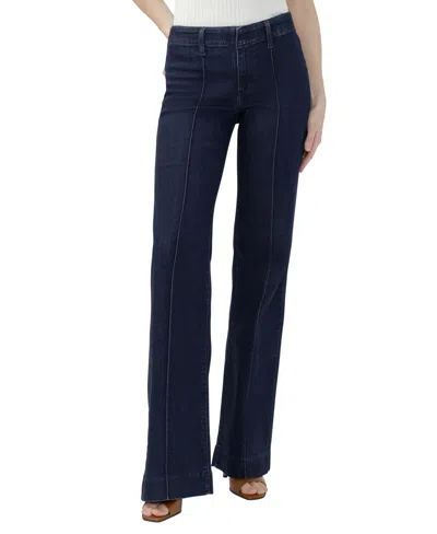 Silver Jeans Co. Women's Suki Wide-leg Mid-rise Cotton-blend Jeans In Blue