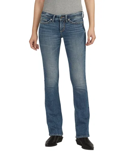 SILVER JEANS CO. WOMEN'S TUESDAY LOW RISE SLIM BOOTCUT JEANS