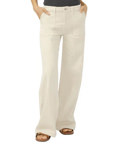 Silver Jeans Co. Women's Wide Leg Knit Flex Jeans In Multi