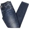 Silver Jeans Co. Womens Mid Rise Medium Wash Skinny Jeans In Multi