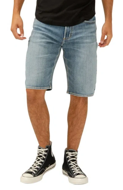 Silver Jeans Co. Zac Relaxed Fit Denim Shorts In Indigo