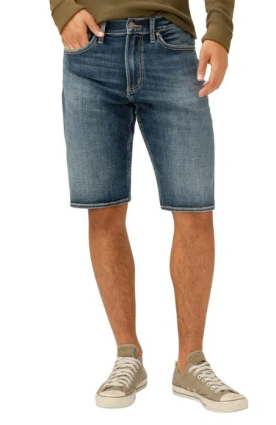 Silver Jeans Co. Zac Relaxed Fit Denim Shorts In Indigo