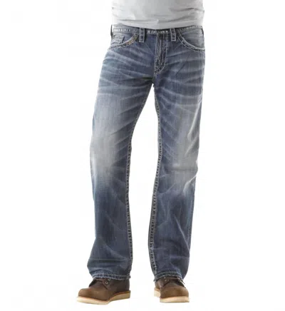 Silver Jeans Co. Zac Relaxed Fit Jeans In Light Wash In Blue