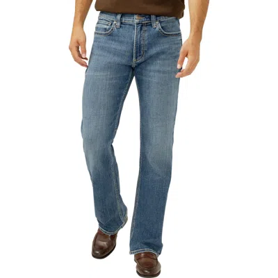 Silver Jeans Co. Zac Relaxed Fit Straight Leg Jeans In Blue
