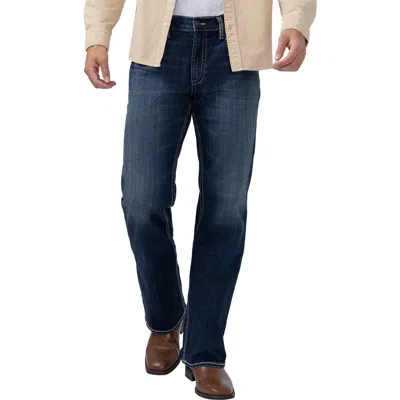 Silver Jeans Co. Zac Relaxed Fit Straight Leg Jeans In Blue