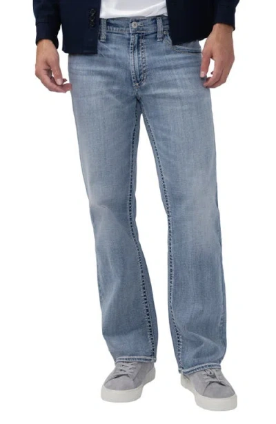 Silver Jeans Co. Zac Relaxed Straight Leg Jeans In Forward