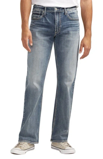 Silver Jeans Co. Zac Relaxed Straight Leg Jeans In Indigo