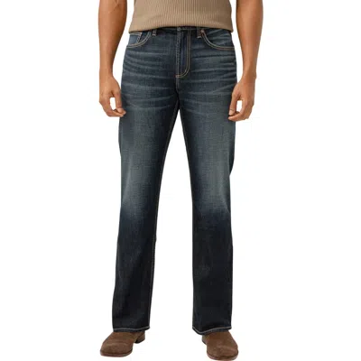 Silver Jeans Co. Zac Relaxed Straight Leg Jeans In Indigo
