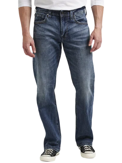 Silver Jeans Gordie Loose Fit Straight Leg Jean In Blue