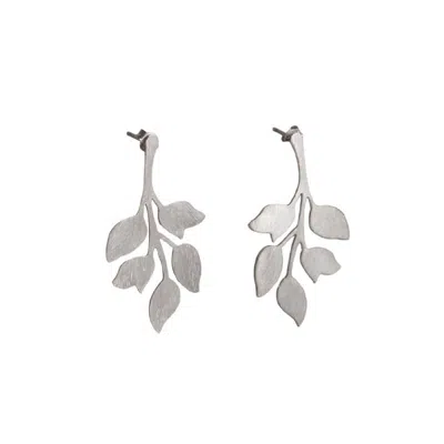 Silver Moon Women's Branches Of Light Sterling Silver Earrings