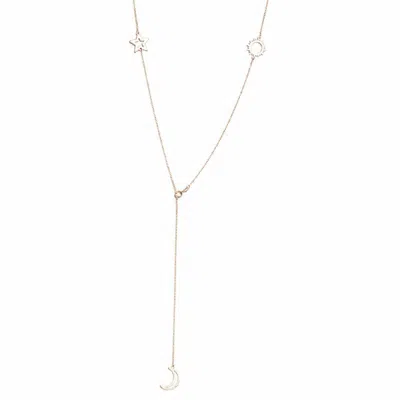 Silver Moon Women's Celestia Gold-plated Sterling Silver Necklace
