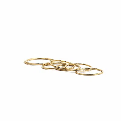 Silver Moon Women's Eterna Gold-plated Sterling Silver Ring