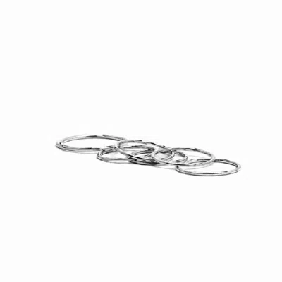 Silver Moon Women's Eterna Sterling Silver Ring