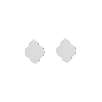 Silver Moon Women's Sterling Silver Earrings – Silhouette Arabesque